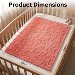 Topika Throw Blanket Baby Comfort Blanket Heart-patterned, Baby Blanket