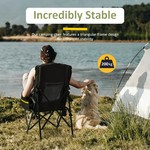 Topika Camping Chairs Portable Folding Camping Chair,Outdoor Folding Chair