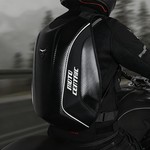 Motocentric Motorcycle Backpack Waterproof Hard Shell 48L Carbon Fiber