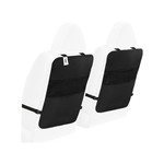 TopikaAuto - 2 Pack Car Organizer Kick Mats, Waterproof Back Seat Protector