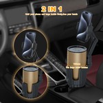 Topika Car Phone Mount Adjustable Mobile Phone Car Holder 2 In 1 Cup Holder