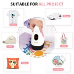 Topika - Mini Heat Press Machine for T-Shirts, Mini Iron Heat Press for DIY