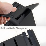 Topika 14 Piece Kitchen Knife Set with Knife Block, Sharp Stainless Blades