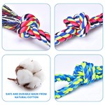 Topika Dog Tug Rope Toy Set for Large & Medium Aggressive Chewers