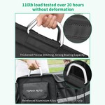Topika - Car Cooler Box Insulated Storage Bag, Foldable Car Trunk Organiser