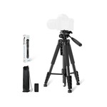Topika-F-180T Black Camera Tripod, 1.8m Iron Tube, 3 Feet Stand, 18cm-180cm