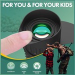 Topika 12x25 Compact Binoculars for Adults & Kids, Large View, Low Light