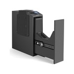 Topika Handgun Gun Safe for Home Auto Slide, Fingerprint & PIN& Key Access