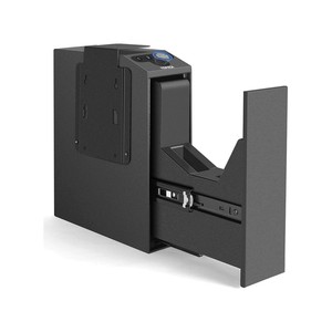 Topika Handgun Gun Safe for Home Auto Slide, Fingerprint & PIN& Key Access