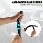 Topika- 3 x Carbon Fibre Steering Wheel Cover, Non-Slip Universal Protector