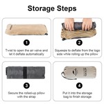 Naturehike Inflatable Pillow, Sponge-Filled Pillows for Camping Travel