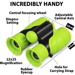Topika Binoculars for Boys & Girls with Compass & Magnifying Glass