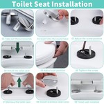Topika Toilet Seat with Built-In Potty Training Seat for Toddlers