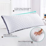 Topika - Full Body Pillow for Adults Long Pillow for Bed, Sleepers Pillow
