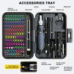 Topika - 132 PCS Magnetic Screwdriver Set, Mini Precision Repair Tool Kit