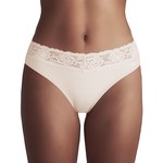 Lekkon 3/6 Pack Lace Brazilian Women Panties, Silky Microfiber Underwear