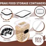 Topika - 14-Piece Airtight Food Storage Container Set, Options for Pantry