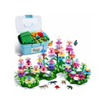Topika 196PCS Garden Building Blocks with Insect Set STEM Pretend Play Set