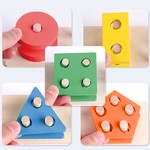 TopikaKids - 2-in-1 Montessori Baby Toy Set with Xylophone and Stacking Toy