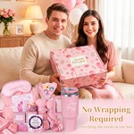 Topika Pink Spa Gift Set for Her, Self Care Hamper for Home Relax & Gifting