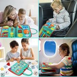 Topika Busy Board for Toddler's Basic Knowledge Learning Sensory Toy