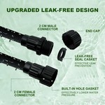 Topika - 15M Soaker Hose Garden Hose Water Hose Soft Drip Irrigation Hose