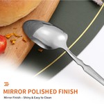 Topika 30 Piece Stainless Steel Cutlery Flatware Sets Knife Fork Spoon Sets