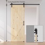 Topika - 2M Barn Door Sliding Kit Aluminium Door Rail Kit