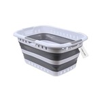 Topika - Collapsible Laundry Basket, Laundry Hamper&Basin w/ Drain Holes