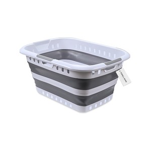 Topika - Collapsible Laundry Basket, Laundry Hamper&Basin w/ Drain Holes