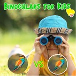 Topika Kids Binoculars 4x30 Shockproof Toy for Outdoor Learning Fun