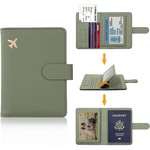 Topika RFID Passport Holder Wallet with Multiple Card Slot Pocket-Friendly