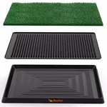 Topika Dog Grass Pad with Tray, Training Pee Mat, 20x25"51x64 CM