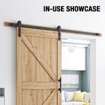 Topika - 2M Barn Door Sliding Kit Aluminium Door Rail Kit