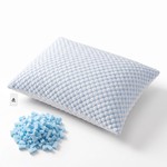 Topika - Shredded Memory Foam Pillow for Side Back And Stomach Sleepers