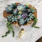 Topika - Fake Plants Artificial Succulent Set, Fake Plant Room Decor 15 Pieces