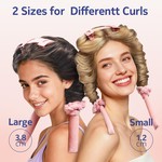 Topika Heatless Curls Overnight Soft Heatless Curlers Set 2 Pieces