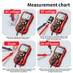Topika Digital Multimeter Tester 6000 Counts Smart Electrical Measure Tool
