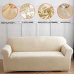 Elastic Closure Couch Covers, Universal Sofa Cover 1 2 3 4 Seater