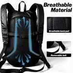 Motocentric Motorcycle Reflective Backpack, Helmet Backpacks Waterproof