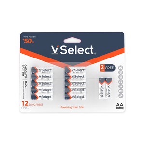 VSelect - 1.5V AA Alkaline Battery Set, Long-lasting Power Devices