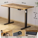 Topika Electric Standing Desk Memory Control &Height Adjustable Workstation