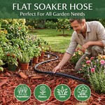 Topika - 15M Soaker Hose Garden Hose Water Hose Soft Drip Irrigation Hose
