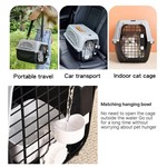 Topika Pet Travel Carrier Box, Car Transport, Portable Cat&Dog Cage