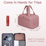 Topika Travel Toiletry Bag for Women Large Capacity Makeup & Toiletries Bag