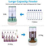 Topika Automatic Dog /Cat Feeder & Gravity Water Dispenser Set 3.8L