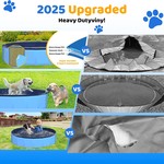 Topika Dog Pool, Portable Swimming Pools for Pet, Plastic Baby Pool