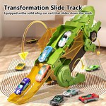 Topika Dinosaur Toy Truck for Boys, 6 Cars, Assembly Toy for Kids 3-5