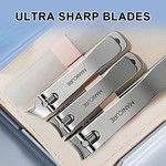 Topika Nail Clippers Set, 10-Piece Stainless Steel Large Nail Clippers Kit