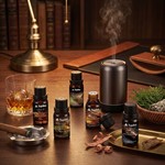 Topika - Men's Fragrance Oil Set, 6 Piece Aromatherapy Oils, 10ml Each